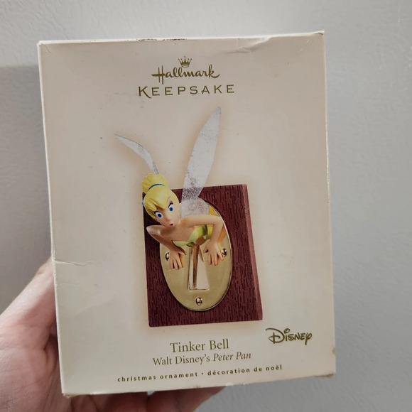 Hallmark Disney Tinker Bell Peter Pan Keyhole 2007 KEEPSAKE ORNAMENT NIB - Picture 1 of 8